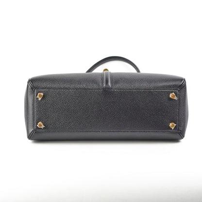 Celine 16 Classique Black Grained Calfskin