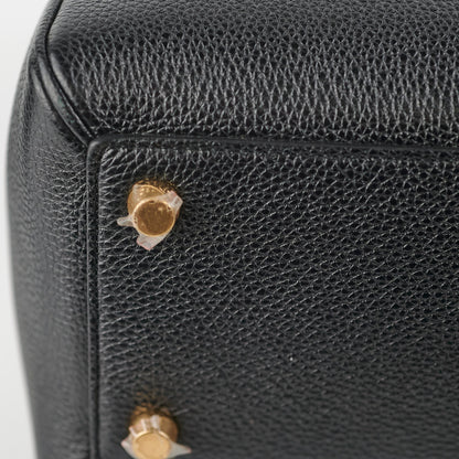 Celine 16 Classique Black Grained Calfskin