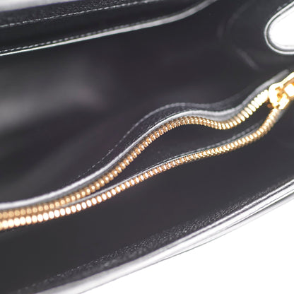 Celine 16 Classique Black Grained Calfskin