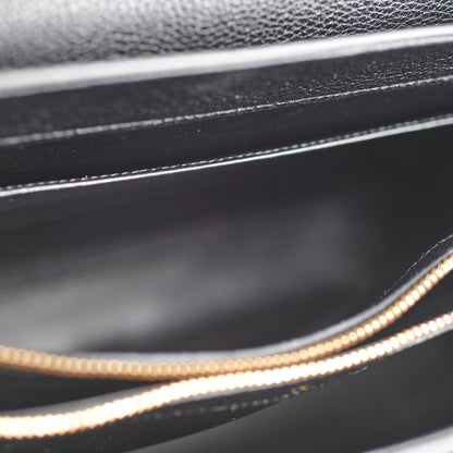 Celine 16 Classique Black Grained Calfskin