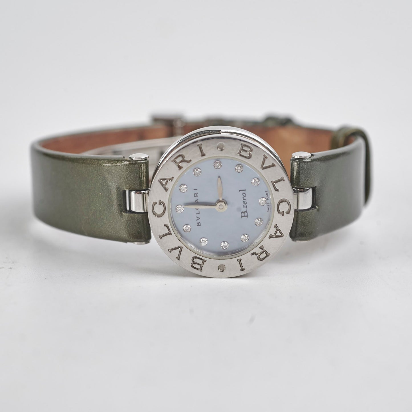 Bvlgari B-Zero1 Blue MOP Stainless Steel Ladies Watch