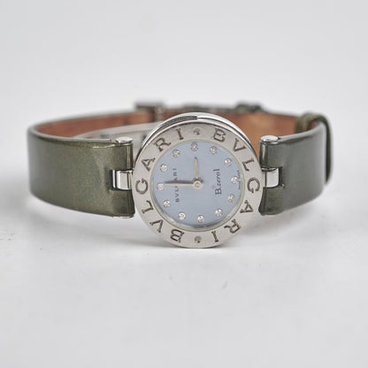 Bvlgari B-Zero1 Blue MOP Stainless Steel Ladies Watch