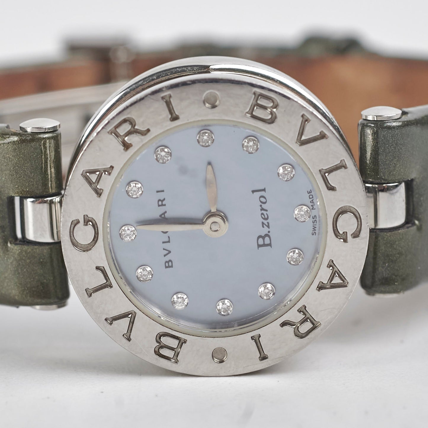 Bvlgari B-Zero1 Blue MOP Stainless Steel Ladies Watch
