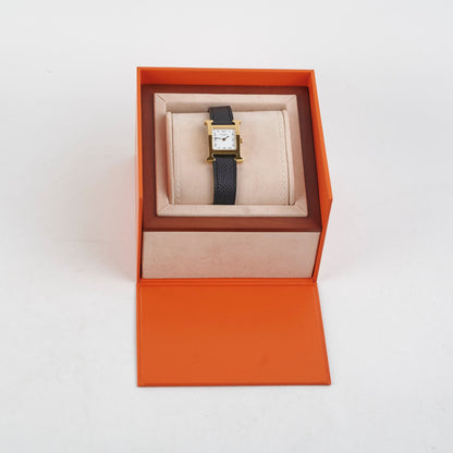 Hermes Heure H Hour Watch Black Small 25mm