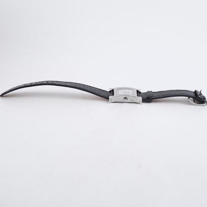 Hermes Heure H Watch Black Diamond Small 25mm