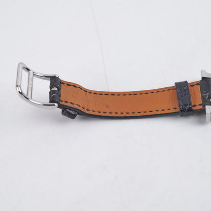 Hermes Heure H Watch Black Diamond Small 25mm