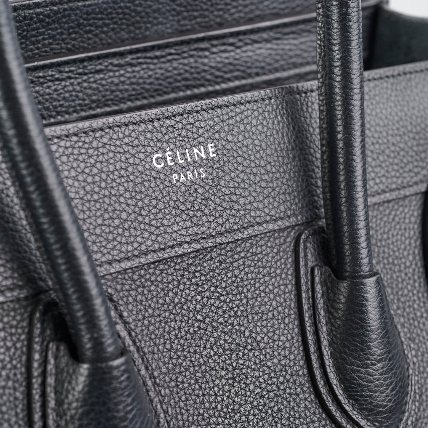 Celine Micro Luggage Black Bag