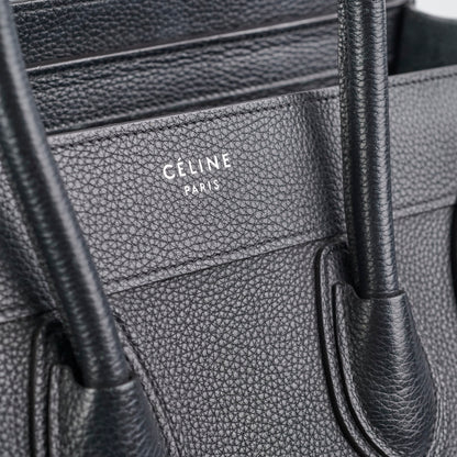 Celine Micro Luggage Black Bag