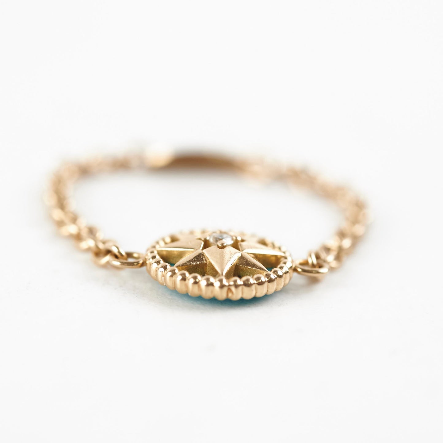Christian Dior Rose Des Vents Ring Size 54
