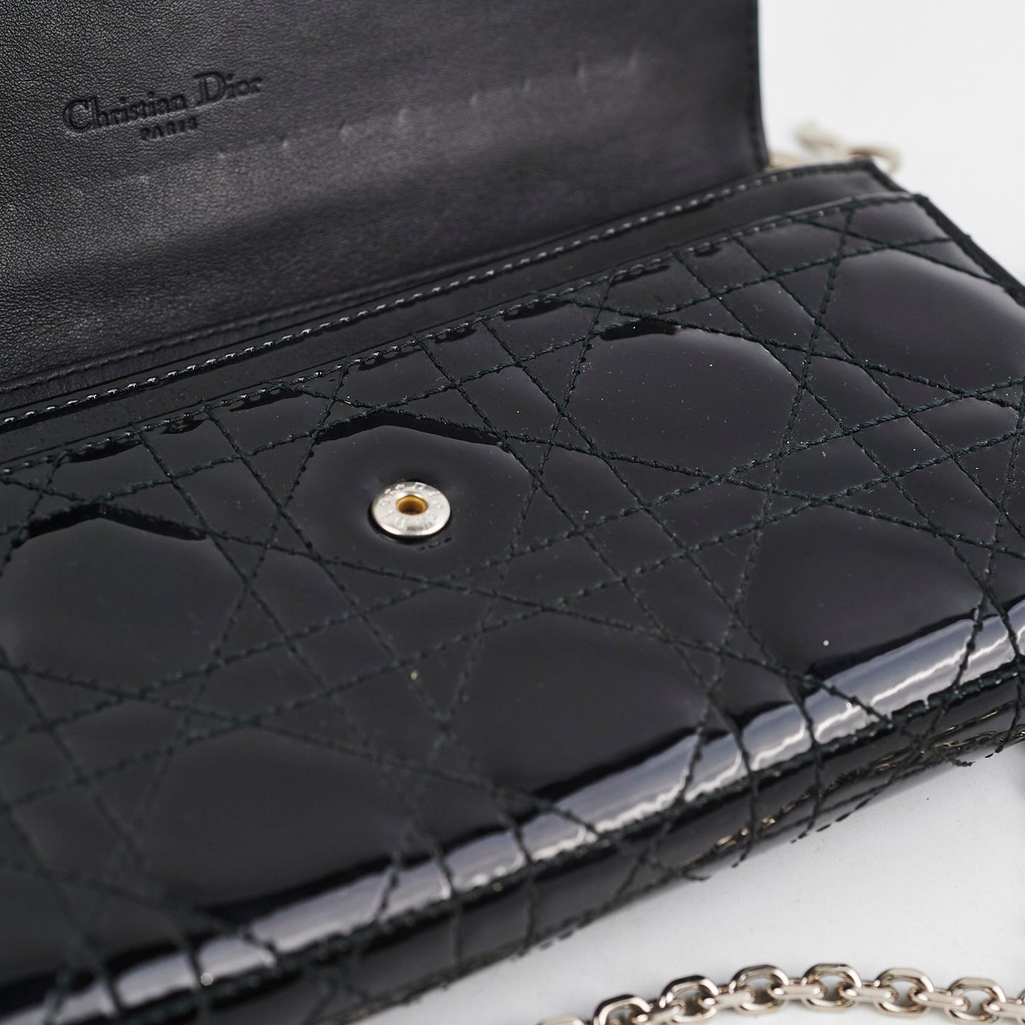 Dior Wallet on Chain WOC Black