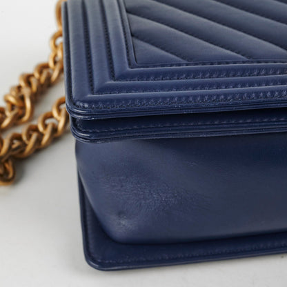 Chanel Old Medium Boy Blue