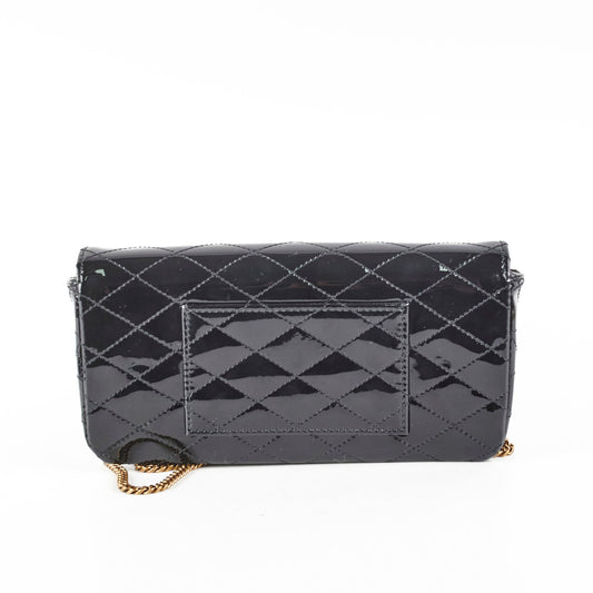 Saint Laurent Gaby Black Patent Crossbody Bag