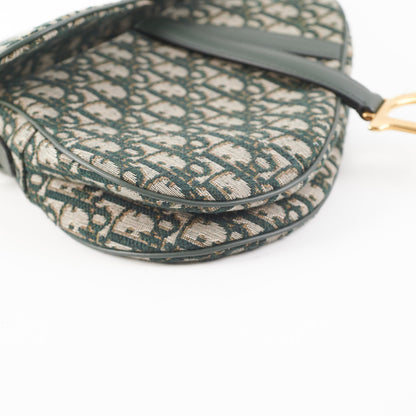 Dior Saddle Bag Oblique Green