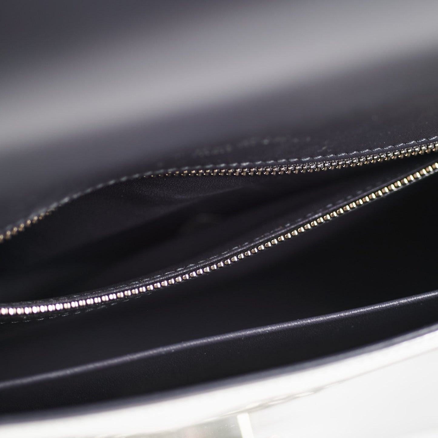 Dior Medium Diorama Metallic Silver