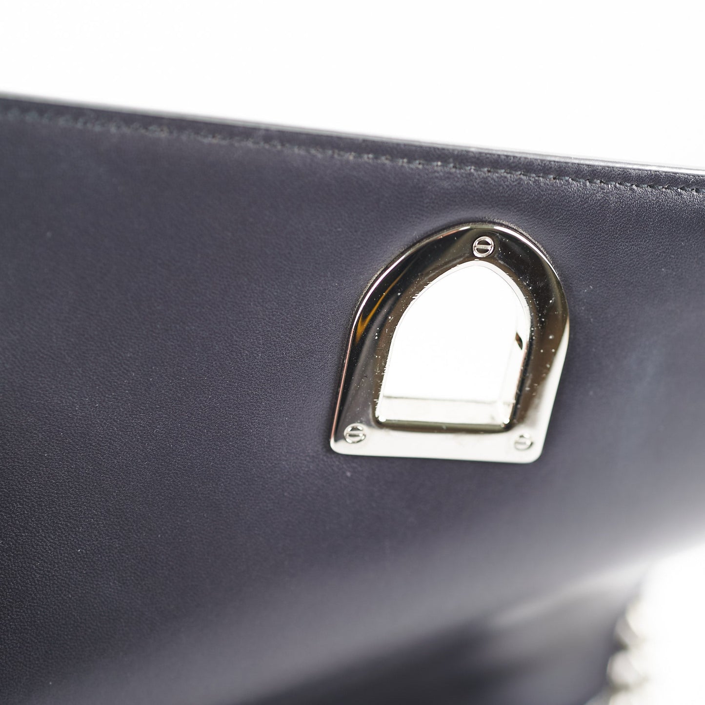 Dior Medium Diorama Metallic Silver