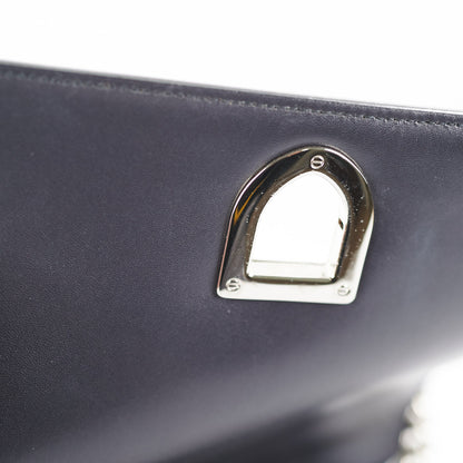 Dior Medium Diorama Metallic Silver