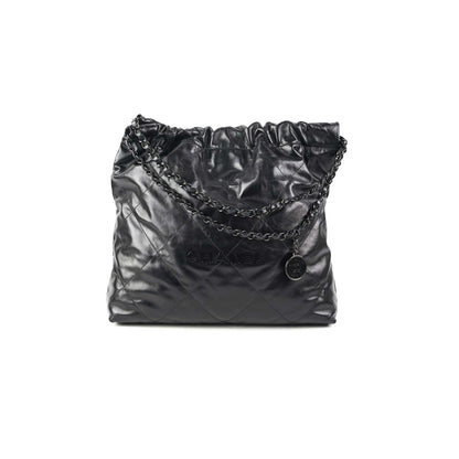 Chanel 22 Handbag Medium So Black (Microshipped)