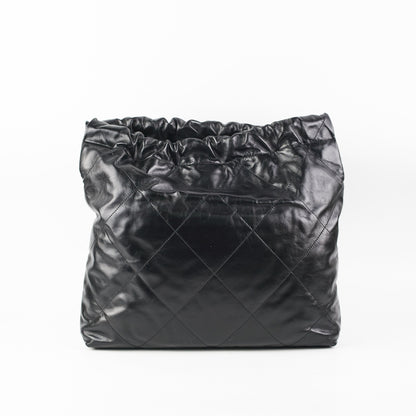 Chanel 22 Handbag Medium So Black (Microshipped)