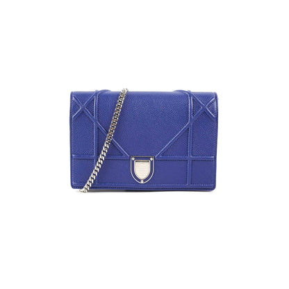 4/7 DOTD - Dior Diorama Wallet On Chain WOC Blue Bag