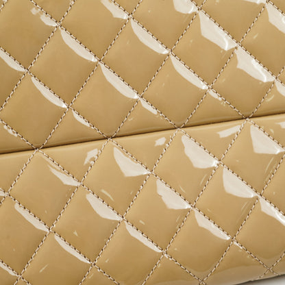 Chanel Mademoiselle Sage Patent Bowler Bag