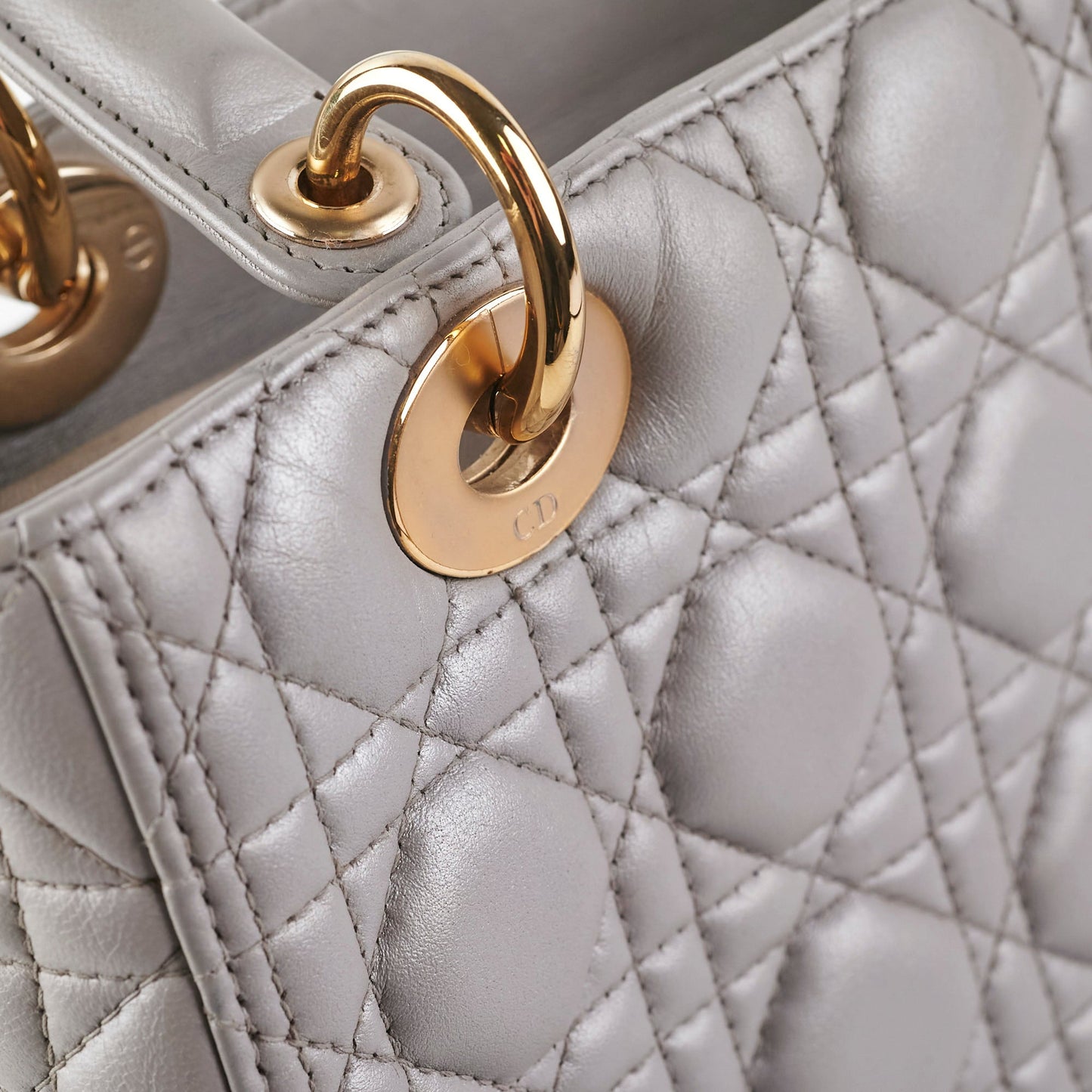 Christian Dior Medium Lady Dior Grey