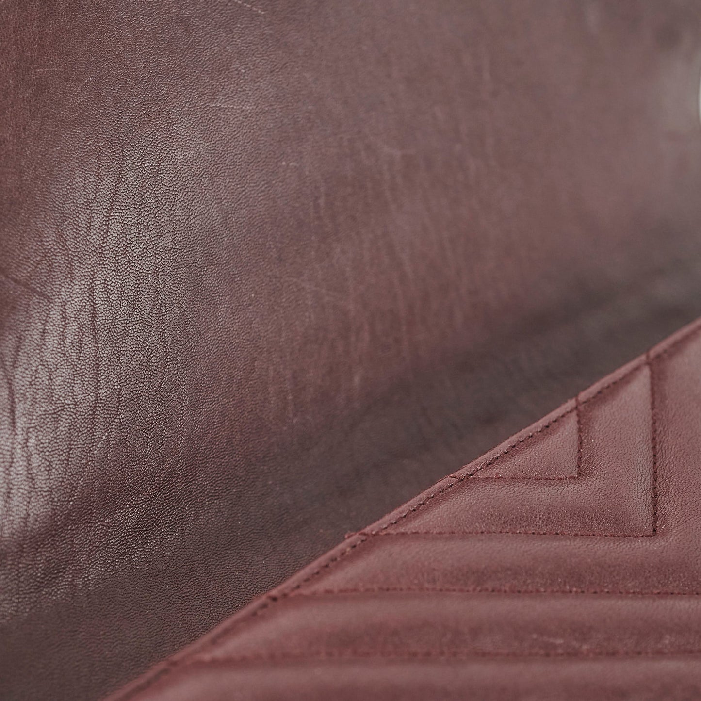 Saint Laurent College Burgundy Large