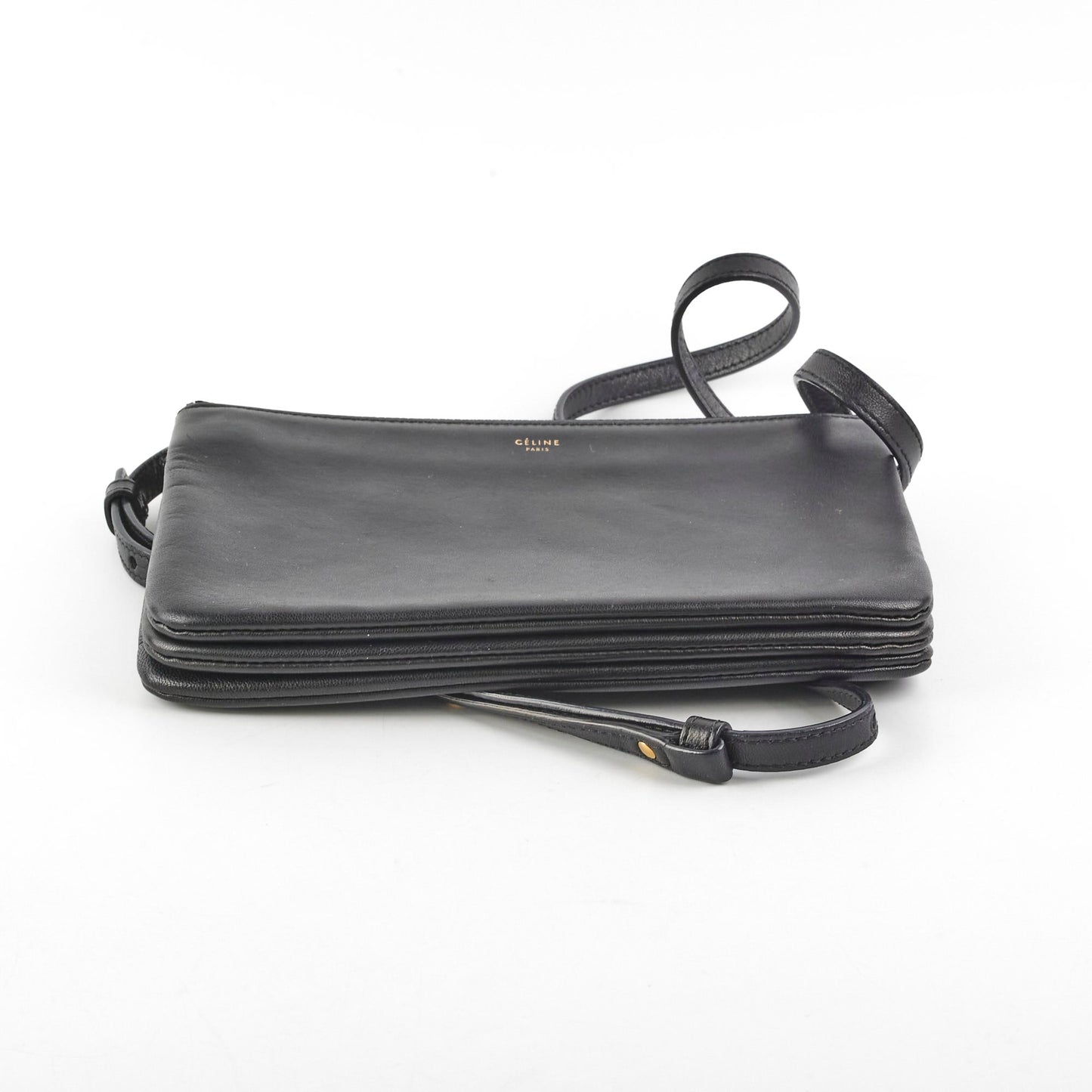 Celine Trio Black Crossbody