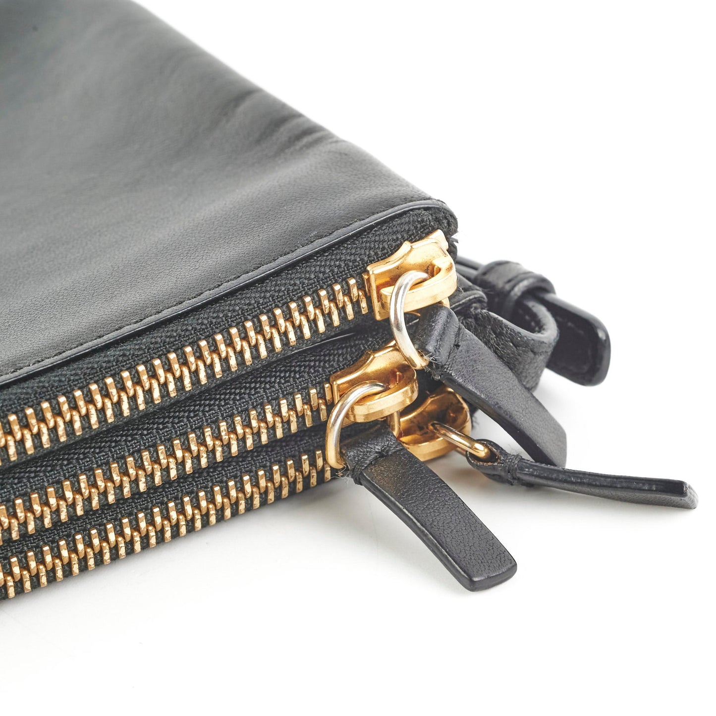 Celine Trio Black Crossbody