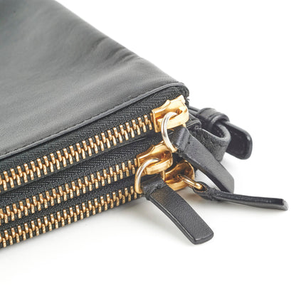 Celine Trio Black Crossbody