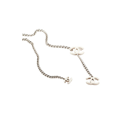 Chanel CC White Logo Chain Belt Costume Jewellery