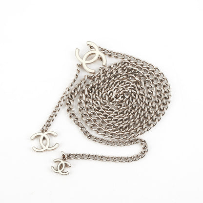 Chanel CC White Logo Chain Belt Costume Jewellery