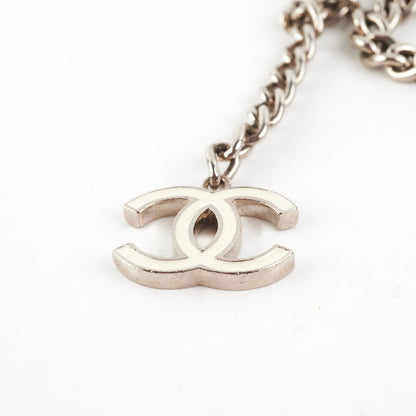 Chanel CC White Logo Chain Belt Costume Jewellery