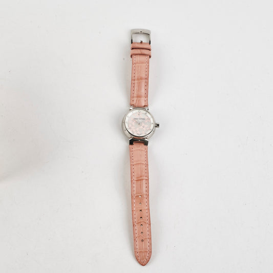 Louis Vuitton Tambour Pink Watch