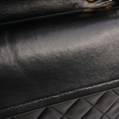 Chanel Vintage Medium/Large Double Classic Flap Black