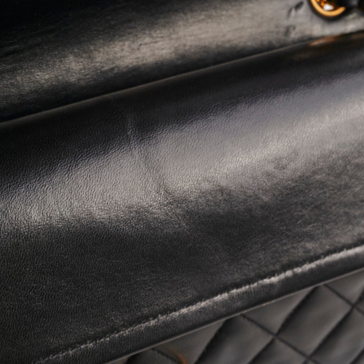 Chanel Vintage Medium/Large Double Classic Flap Black