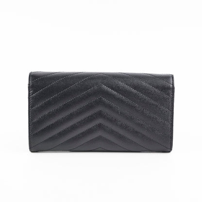 Saint Laurent Envelope Wallet Black