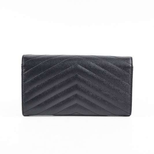Saint Laurent Envelope Wallet Black