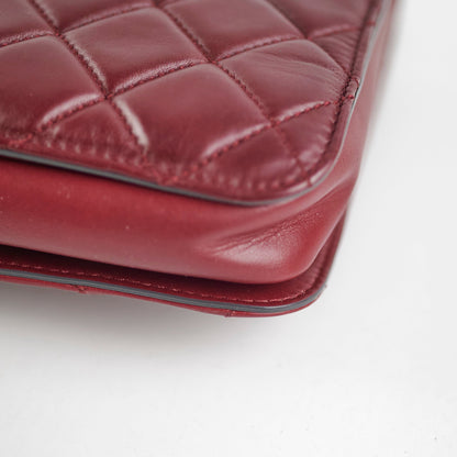 Chanel Burgundy Seasonal Flap