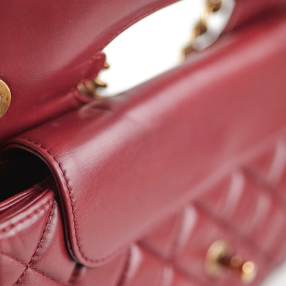Chanel Burgundy Seasonal Flap