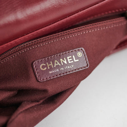 Chanel Burgundy Seasonal Flap
