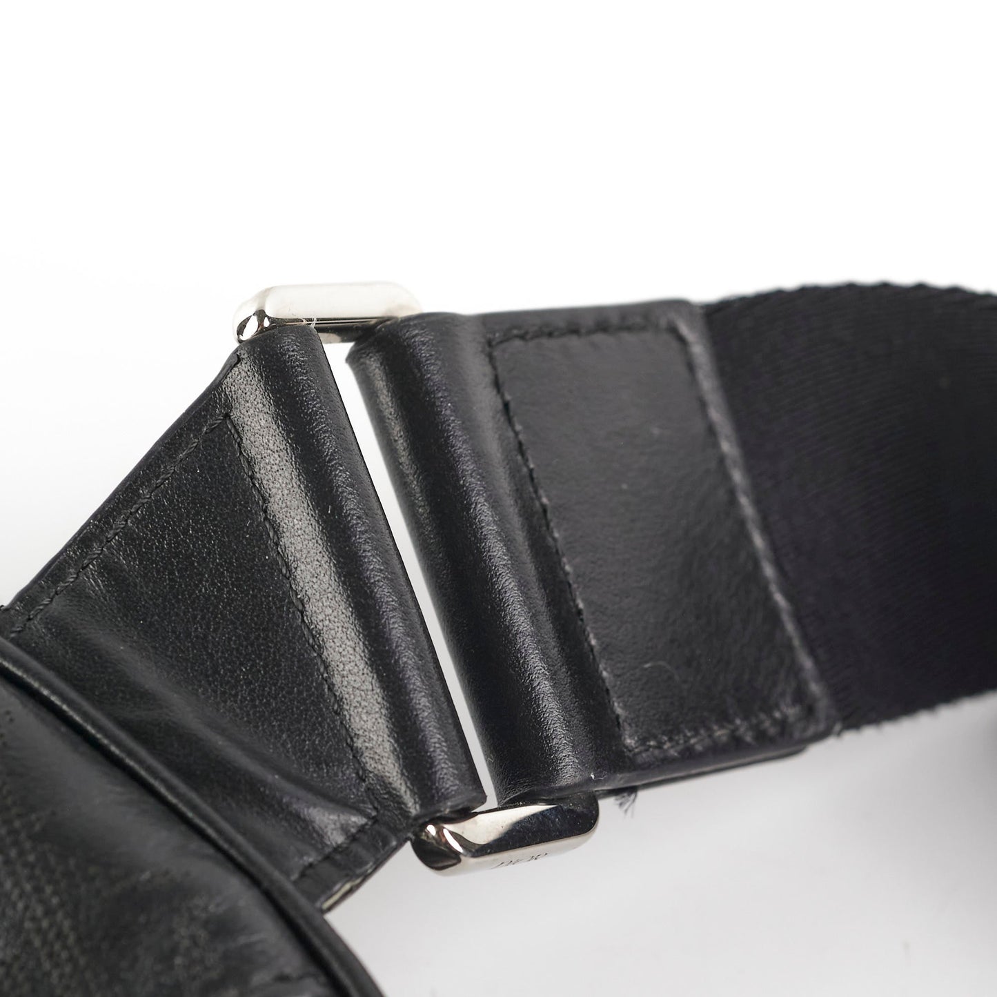 Christian Dior Mens Oblique Leather Saddle Bag