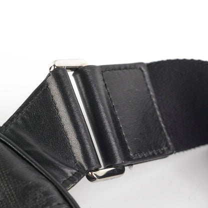 Christian Dior Mens Oblique Leather Saddle Bag