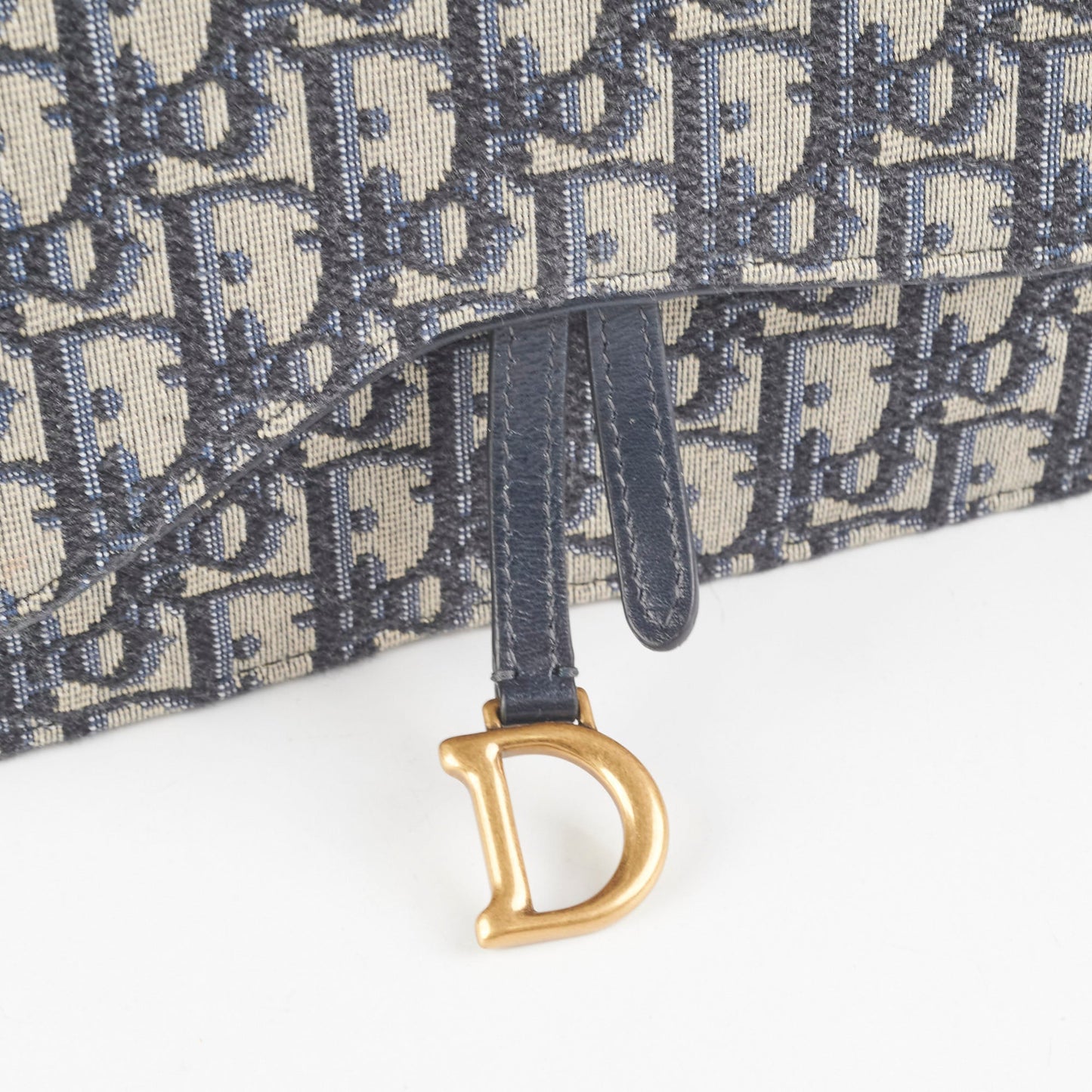 Christian Dior Saddle Oblique Wallet On Chain