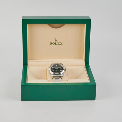 Rolex Air King 40mm Steel Black Dial Watch