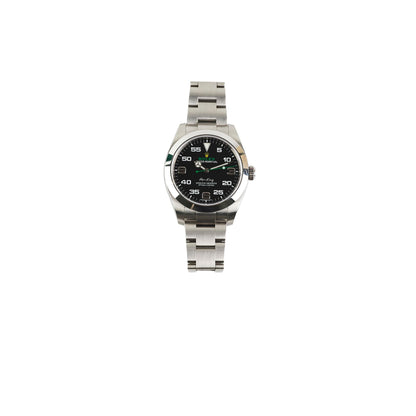Rolex Air King 40mm Steel Black Dial Watch