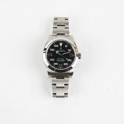 Rolex Air King 40mm Steel Black Dial Watch