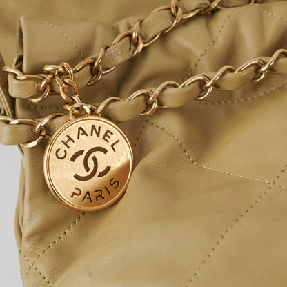 Chanel Medium 22 Olive Microchip