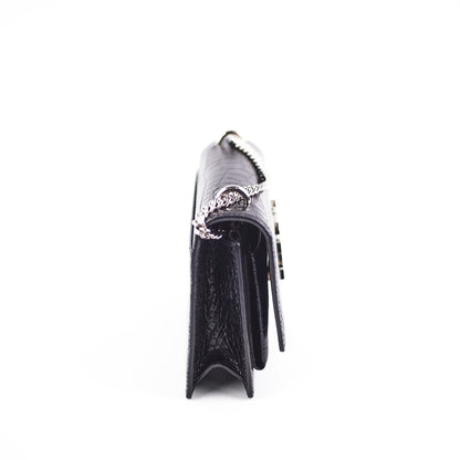 Saint Laurent Sunset Mini Corc Embossed Black