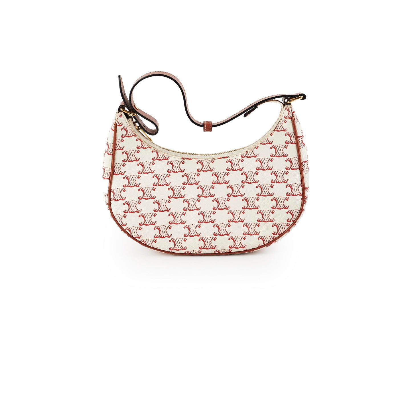 Celine Ava Triomphe Canvas Red