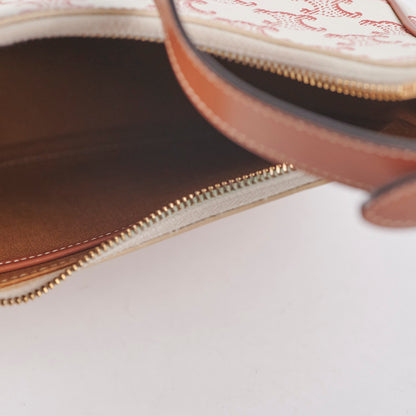 Celine Ava Triomphe Canvas Red